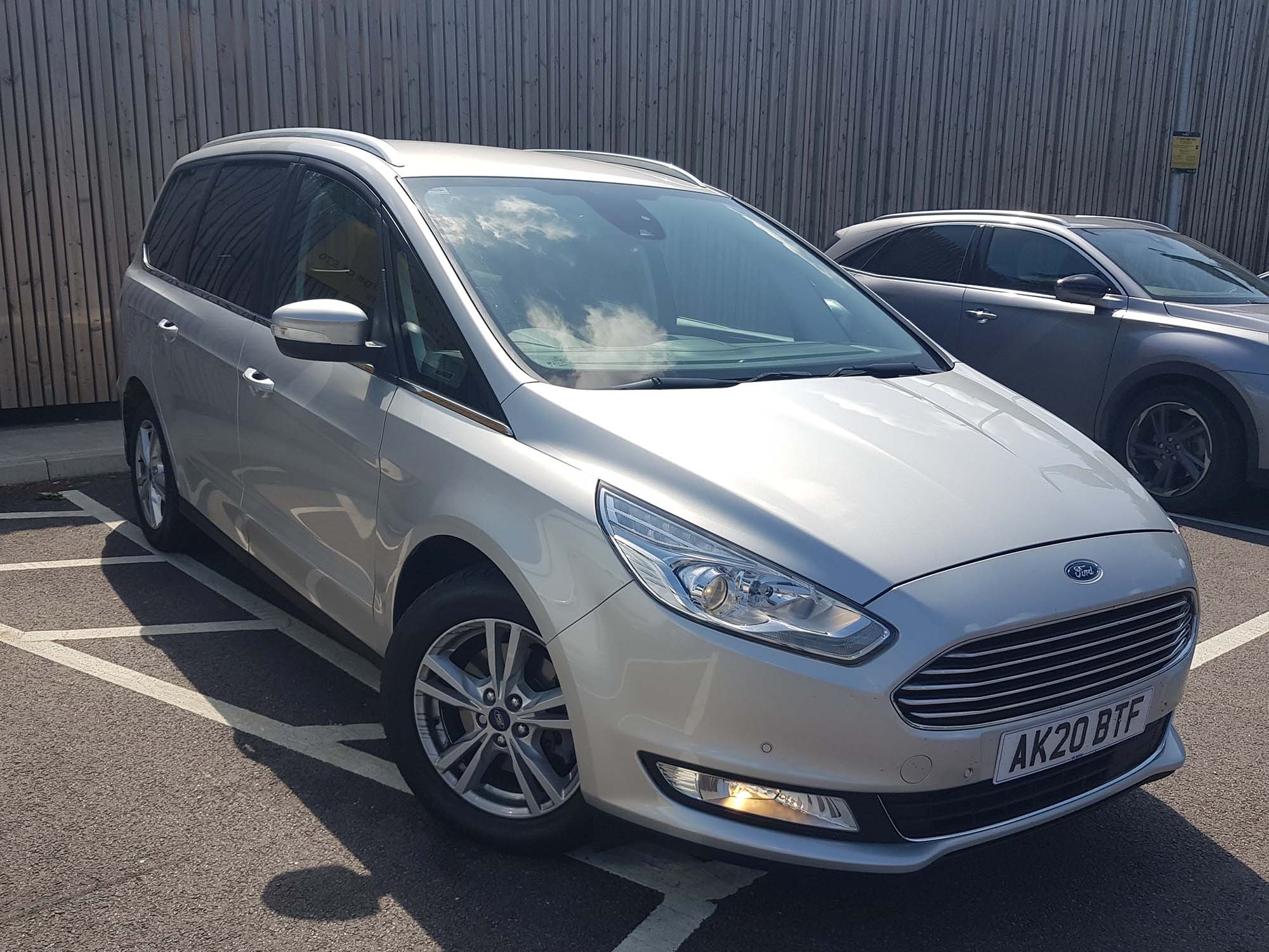 Silver Ford Car